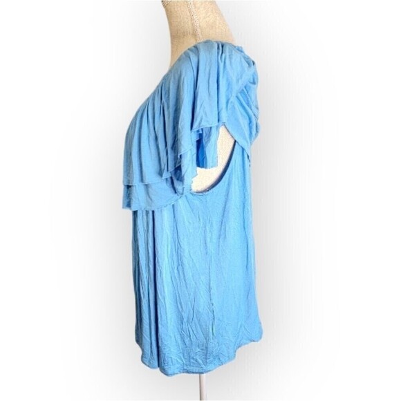 New Context Blue Top Blouse - Picture 2 of 4